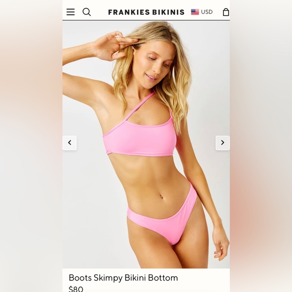 Frankie's Bikinis Other - Frankie’s Bikinis Boots Skimpy Bottom in Pink Punch